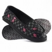Тапки жен. DVS Francisco Hart Black Canvas Hart