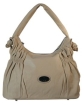 Кожаная летняя сумка Eleganzza, цвет: бежевый. ZD - 1475
